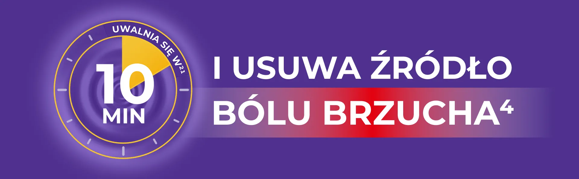 Usuwa źródło bólu brzucha